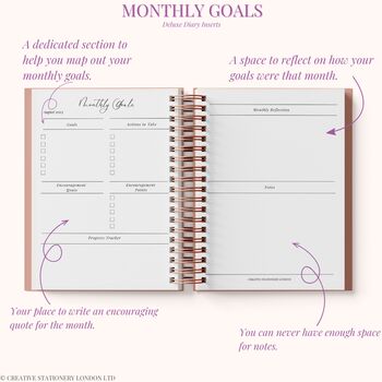 Personalised Luxury 2025 Weekly Diary| Planner| Lavender, 7 of 10