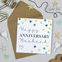 Manhattan Anniversary Husband Card, thumbnail 1 of 2
