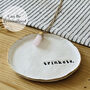 Personalised Clay Trinket Dish Gold, thumbnail 1 of 3