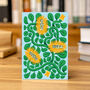 Floral Sunflowers Greeting Card, thumbnail 2 of 3
