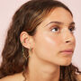 Mimi Green Gold Original Huggie Earrings, thumbnail 2 of 2