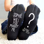 Will You Marry Me? Proposal Idea Socks, thumbnail 1 of 2