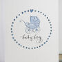 'Baby Boy' New Baby Card, thumbnail 3 of 3