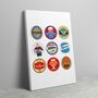 Crystal Palace Beer Mat Canvas, thumbnail 1 of 2