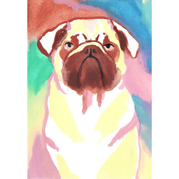 Contemporary Personalised Pet Portrait Illustration, 5 of 9