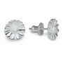 Daisy Solid Silver Studs, thumbnail 4 of 5