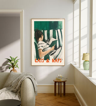 'Cats And Naps' Art Print, 2 of 4