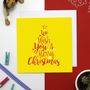 Wish You A Merry Christmas Card, thumbnail 1 of 1