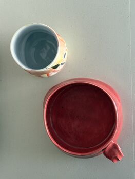 Handmade Porcelain Cup And Saucer, 4 of 6
