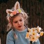 Pom Pom Bunny Ears And Tail Dress Up Set, thumbnail 1 of 4