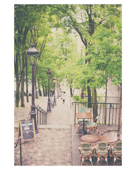 Montmartre Steps Fine Art Photographic Print, 2 of 5