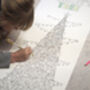 Personalised Colour In Christmas Tree Poster, thumbnail 2 of 5