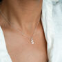 Sterling Silver Initial Necklace, thumbnail 10 of 11