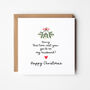 Fiancé Or Fiancée Christmas Card This Time Next Year…, thumbnail 4 of 6