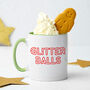 Glitter Balls Christmas Mug, thumbnail 1 of 5