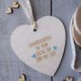 Personalised Twins Naming Day Or Christening Heart, thumbnail 6 of 7