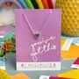 Personalised Heart Necklace You've Got This, thumbnail 2 of 12