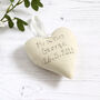 Personalised Hanging Heart Wedding Keepsake Or Anniversary Gift, thumbnail 1 of 12