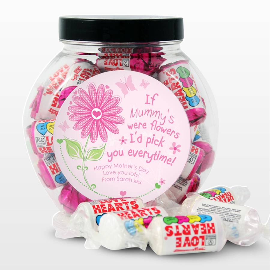 Personalised Jar Of Sweets For Ladies By Sassy Bloom As Seen On Tv 