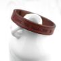 Personalised Men's Brown Leather Bracelet, thumbnail 3 of 5