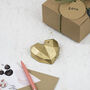 Gold Concrete Love Heart, thumbnail 2 of 5
