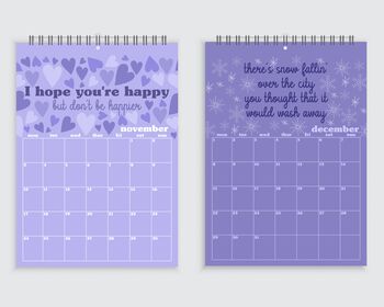 Olivia Rodrigo 2025 Lyric Calendar, 10 of 10