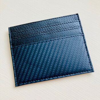 Leather Slim Black Card Holder ~ Rfid Protected, 4 of 4