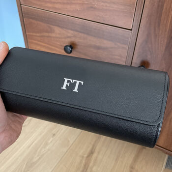 Personalised Luxury Foiled Watch Holder Case For Him, 3 of 9