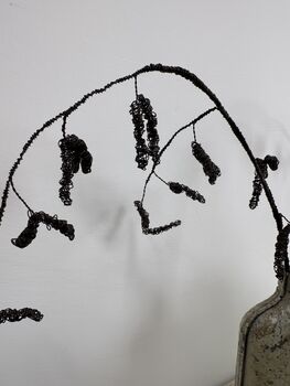 Two Handmade Wire Catkin Stems, 5 of 12