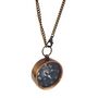 Engraved Bronze Compass Necklace Gift, thumbnail 9 of 12
