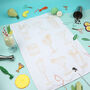 Stitch Your Cocktails Tea Towel, thumbnail 2 of 7