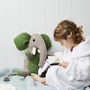 Personalised Elephant Soft Toy With Embroidered Name, thumbnail 2 of 9