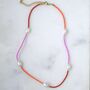 Santorini Pearl And Beaded Necklace, thumbnail 7 of 7