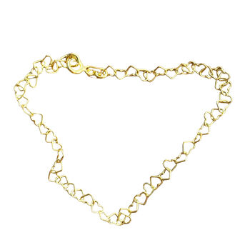 Hearts Love Chain Bracelet In Sterling Silver, 2 of 12