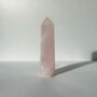 Rose Quartz Crystal Healing Tower Point For Love, thumbnail 4 of 4