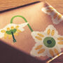 Modern Floral Organic Cotton Tea Towel, thumbnail 4 of 8