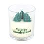 Winter Wonderland Candle With Tree Scene, thumbnail 2 of 2