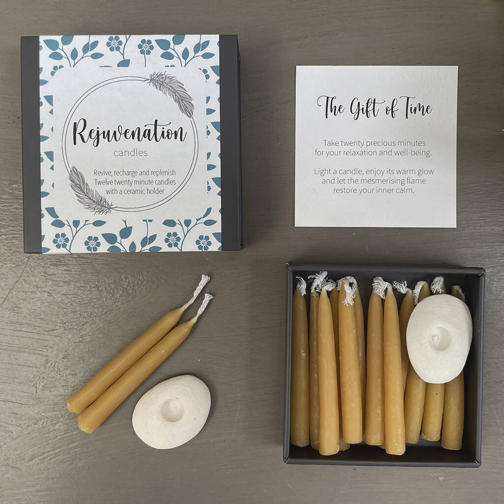 Rejuvenation Twenty Minute Candle Gift Set By Cotton & Grey