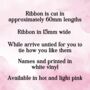 Personalised Ribbon Place Names Bowa, thumbnail 7 of 7