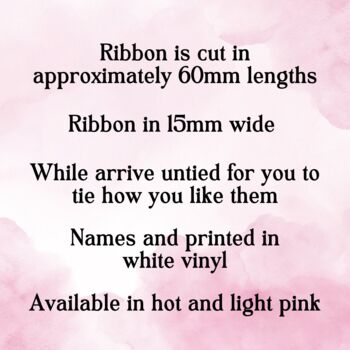 Personalised Ribbon Place Names Bowa, 7 of 7
