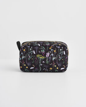 Wilderness Black Cosmetic Bag, 4 of 7