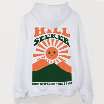 Hill Seeker Men's Slogan Hoodie, 6 of 6