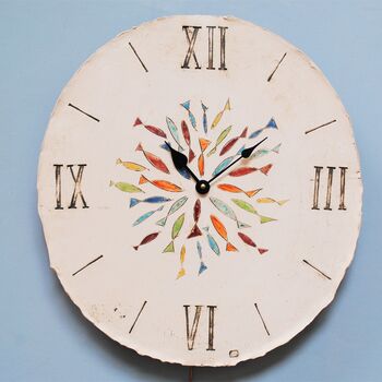 Large Shoal Of Fish Pendulum Wall Clock, 2 of 7