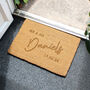Personalised Mr And Mrs Rectangle Indoor Doormat, thumbnail 4 of 6