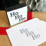 Square Ho Ho Ho Stamp Christmas Stamp Craft, thumbnail 2 of 6