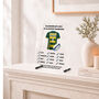 Custom Rugby Coach Thank You Plaque Award, thumbnail 5 of 5