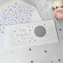 Personalised Valentine’s Day Scratch To Reveal Ticket Card, thumbnail 2 of 6
