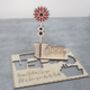 3D Personalised Wood Daisy In Pot Card, thumbnail 1 of 6