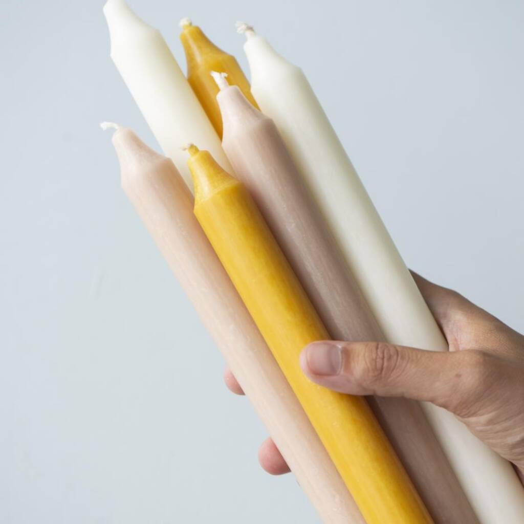 Tall Dinner Candle Set Of Three By Grey Star Interiors