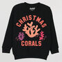 Christmas Corals Children's Christmas Jumper, thumbnail 2 of 2